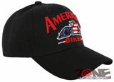 NEW! AMERICAN BIKER FLAG MOTO CHOPPERS ENGINE FLAME CAP HAT BLACK