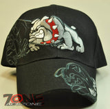 WHOLESALE NEW! BULL DOG CAP HAT BLACK