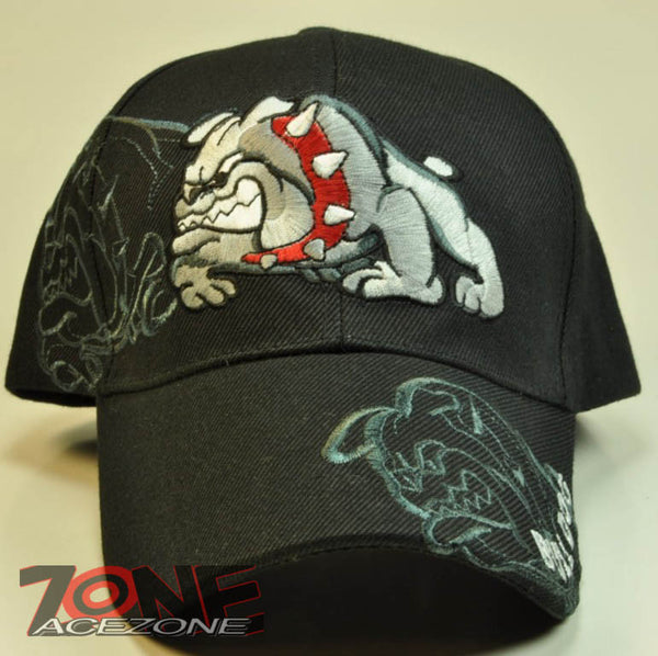 WHOLESALE NEW! BULL DOG CAP HAT BLACK