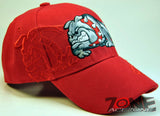 WHOLESALE NEW! BULL DOG CAP HAT RED