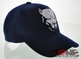 NEW! DOG PITBULL BALL CAP HAT NAVY