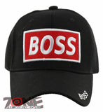NEW! I'M THE BOSS BALL CAP HAT BLACK