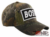 NEW! I'M THE BOSS BALL CAP HAT CAMO