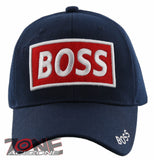 NEW! I'M THE BOSS BALL CAP HAT NAVY