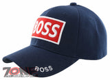 NEW! I'M THE BOSS BALL CAP HAT NAVY
