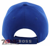 NEW! I'M THE BOSS BALL CAP HAT ROYAL BLUE