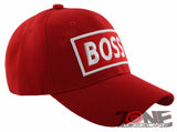 NEW! I'M THE BOSS BALL CAP HAT RED