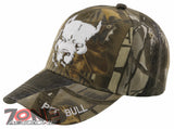 NEW! PIT BULL DOG PITBULL BALL CAP HAT CAMO