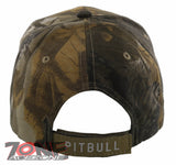 NEW! PIT BULL DOG PITBULL BALL CAP HAT CAMO