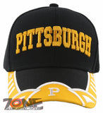 NEW! PITTSBURGH PENNSYLVANIA PA STATE USA BASEBALL CAP HAT BLACK