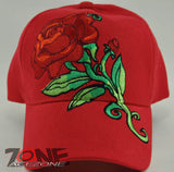 WHOLESALE NEW! RED ROSE CAP HAT RED