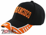 NEW! SAN FRANCISCO CALIFORNIA CA STATE USA BASEBALL CAP HAT BLACK