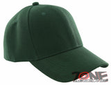 NEW! PLAIN SOLID ADJUSTABLE BASEBALL CAP HAT GREEN