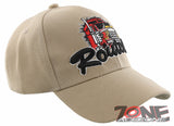NEW! BIG TRUCK TRUCKER ROUTE 66 BALL CAP HAT TAN