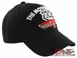 NEW! THE MOTHER ROAD US ROUTE 66 RED ANTIQUE CAR BALL CAP HAT BLACK