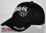 NEW! BIG US ROUTE 66 BALL N1 CAP HAT BLACK