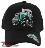 NEW! BIG FARM TRACTOR BALL CAP HAT BLACK