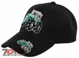 NEW! BIG FARM TRACTOR BALL CAP HAT BLACK