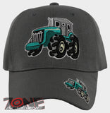 NEW! BIG FARM TRACTOR BALL CAP HAT GRAY