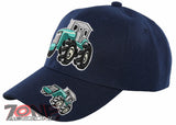NEW! BIG FARM TRACTOR BALL CAP HAT NAVY