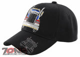 NEW! BIG TRUCK TRUCKER BALL CAP HAT BLACK