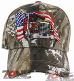 NEW! BIG USA FLAG TRUCK TRUCKER PRIDE BALL CAP HAT CAMO