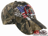 NEW! BIG USA FLAG TRUCK TRUCKER PRIDE BALL CAP HAT CAMO