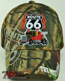 NEW! US ROUTE 66 THE MOTHER ROAD TRUCK CAP HAT CAMO