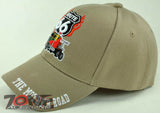 NEW! US ROUTE 66 THE MOTHER ROAD TRUCK CAP HAT TAN