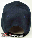 NEW! US ROUTE 66 EAGLE CAP HAT NAVY