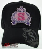 NEW! SUPER BITCH CROWN STONE BALL CAP HAT BLACK