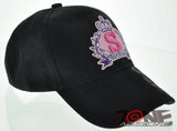NEW! SUPER BITCH CROWN STONE BALL CAP HAT BLACK