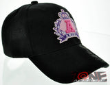 NEW! ANGEL CROWN STONE BALL CAP HAT BLACK