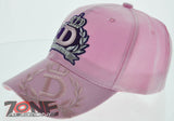 NEW! QUEEN OF DIVA CROWN STONE BALL CAP HAT PINK