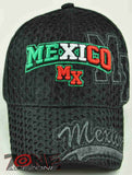 NEW! MEXICO MX MESH CAP HAT BLACK