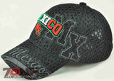 NEW! MEXICO MX MESH CAP HAT BLACK