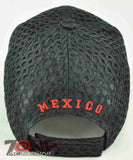 NEW! MEXICO MX MESH CAP HAT BLACK