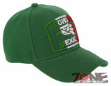 NEW! HECHO EN MEXICO MEXICAN EAGLE BASEBALL CAP HAT GREEN