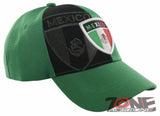 NEW! MEXICO FLAG SIDE SHADOW FLAG CAP HAT GREEN