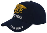 NEW! US NAVY SEAL USN BALL CAP HAT NAVY