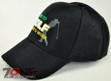 NEW! GOLF BORN TO GOLF FORCED TO WORK BALL CAP HAT BLACK