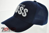 NEW! IM THE BOSS BALL CAP HAT NAVY
