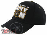 NEW! PROUD TO HAVE AN US ARMY SON BASEBALL CAP HAT BLACK