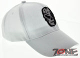 NEW! FRIDAY 13 MASK SHADOW BALL CAP HAT WHITE