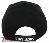 NEW! FBI FIRM BELIEVER IN JESUS I LOVE JESUS CHRISTIAN BALL CAP HAT