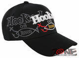 NEW! HOOKED ON JESUS I LOVE JESUS CHRISTIAN BALL CAP HAT