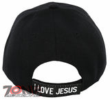 NEW! J.CHRIST YOU MUST BELIEVE JOHN 3:16 I LOVE JESUS CHRISTIAN BALL CAP HAT