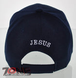 NEW! JESUS ETERNITY CHRISTIAN BALL CAP HAT NAVY