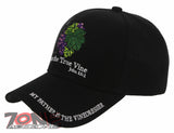 I AM THE TRUE VINE JOHN 15:1 JESUS CHRISTIAN BALL CAP HAT BLACK