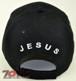 GOD IS GOOD ALL THE TIME I LOVE JESUS CHRISTIAN BALL CAP HAT BLACK